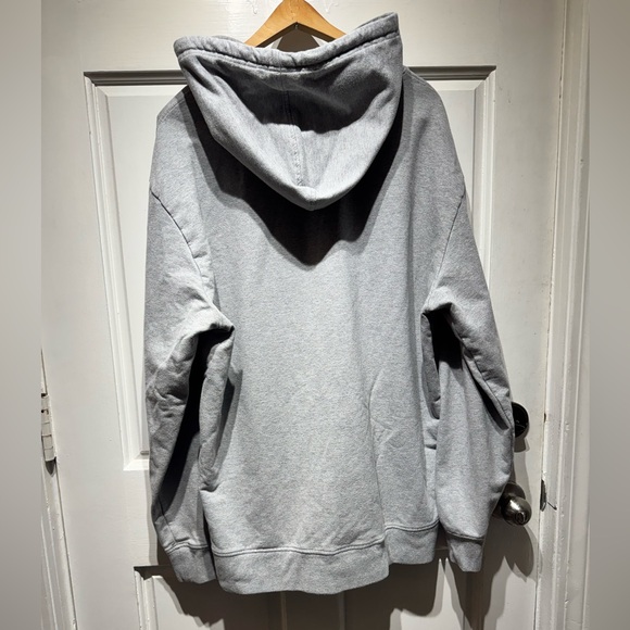 PATAGONIA Gray Hoodie with Multicolor Mountain Badge - Picture 4 of 9